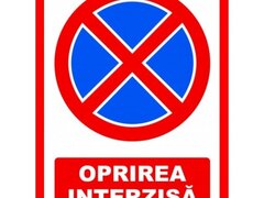 Placuta pentru oprirea interzisa